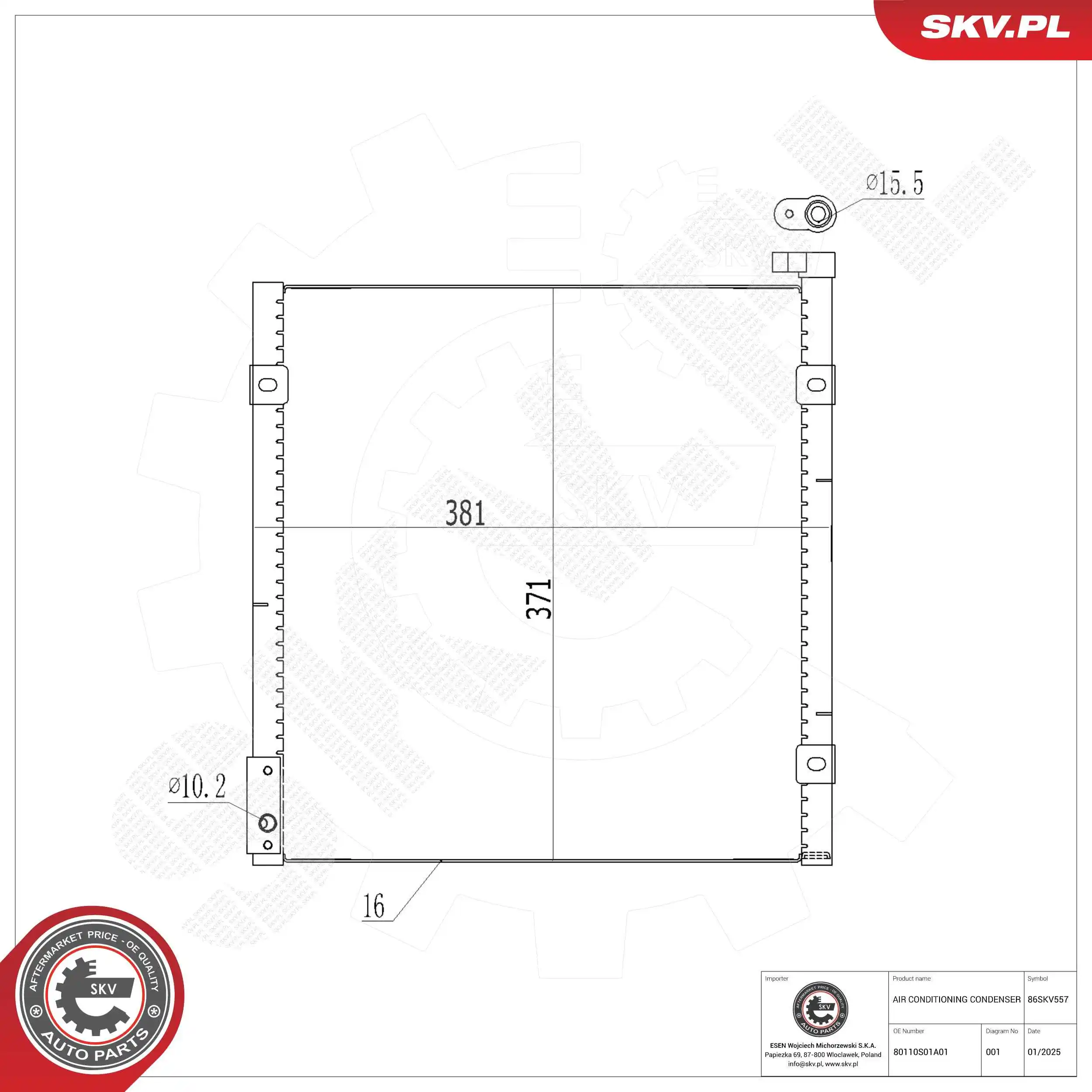 Condenser, air conditioning